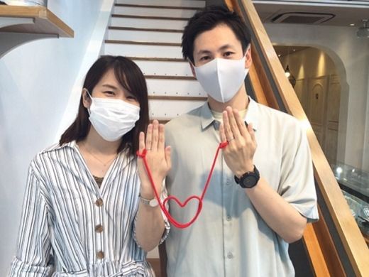 【福岡店】品揃えが豊富で最高のリングを選べて良かった。