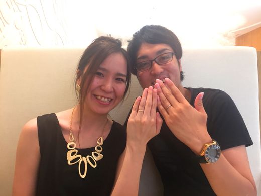 自分好みのリングに出逢えました♡