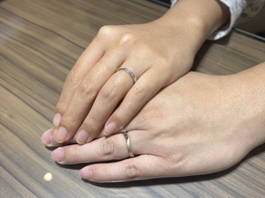 【熊本店】綺麗な指輪が出来上がって大満足です✨