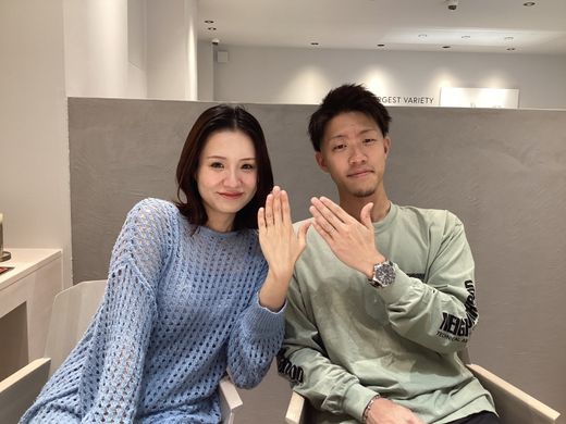 【宮崎店】良い指輪が選べました