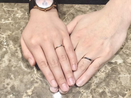 【姫路店】気に入ったリングを選ぶことができました