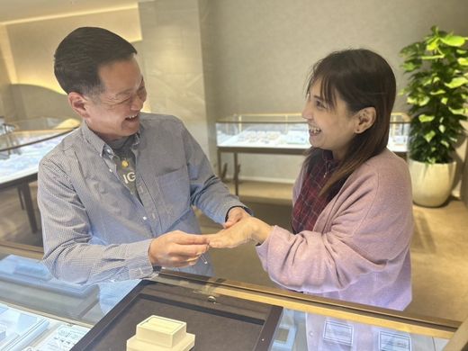 【ビジュピコ姫路店】素敵な指輪に出会えてすごく幸せです