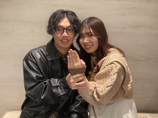 【長野店】彼女に似合う指輪を選べてよかったです。 