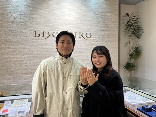 【なんばパークス店】理想の結婚指輪に出会えました。