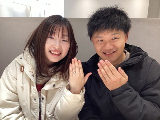 【宮崎店】素敵な結婚指輪に出会えました