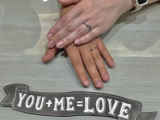 【長崎店】可愛いリングを選べてとても良かったです。