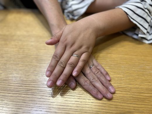 【なんばパークス店】素敵な指輪を仕上げてもらえ、とても嬉しいです。