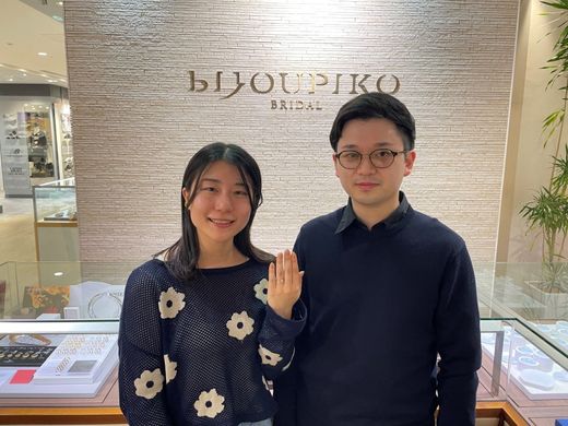 【なんばパークス店】気に入ったリングがありました