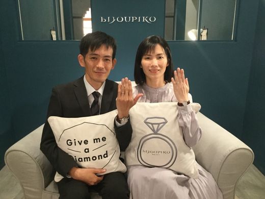 【小倉店】二人らしいリングに大満足です☺♡