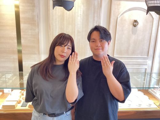 【福岡店】素敵なリングと巡り合うことが出来ました！