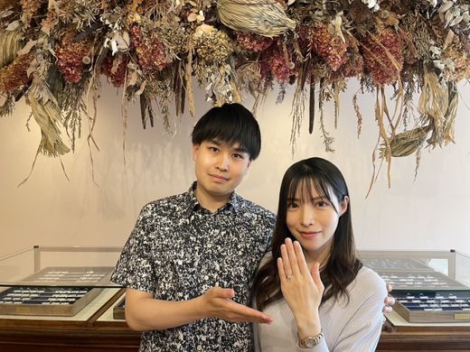 【ビジュピコ鳥取店】素敵な指輪を選ぶことが出来ました。