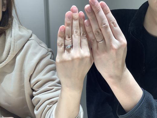 【宮崎店】素敵な指輪を選べました