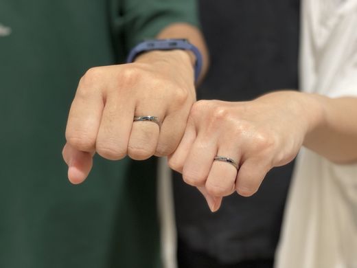 【なんばパークス店】海をモチーフにしている指輪を探していて見つけました