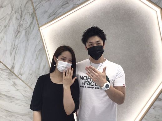 【姫路店】2人が気に入った指輪