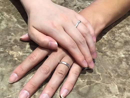 【長野店】ヘアライン加工がとても上品な輝き✨