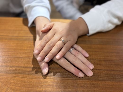 【なんばパークス店】気に入った指輪が見つかって良かったです♡