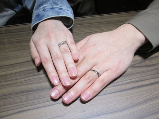 【熊本店】たくさんの種類の中から満足できる指輪選びが出来ました♪