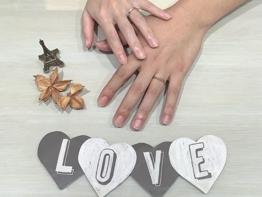 【長崎店】ステキな指輪を選ぶことができました