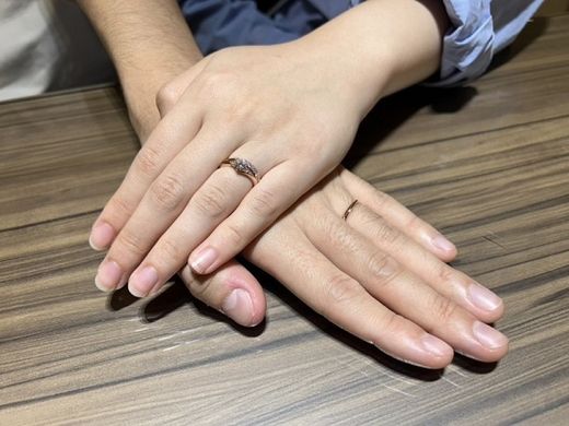 【熊本店】素敵な指輪を選ぶことができました✨