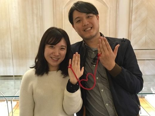 【福岡店】安心して満足のいく指輪選びができた♪