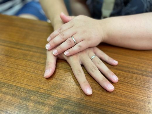 【なんばパークス店】入籍予定日に間に合わせていただきありがとうございました。