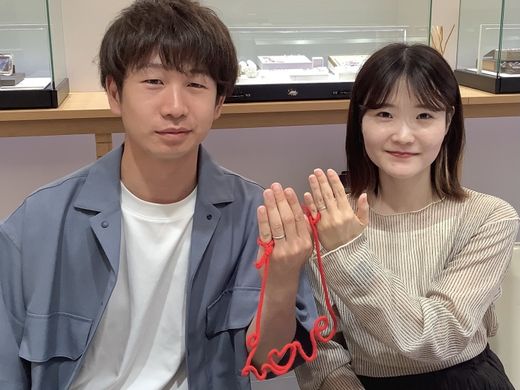 【長崎店】素敵な指輪に出会うことができました！