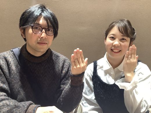 【福井店】ぴったりのリングに出会うことができました！