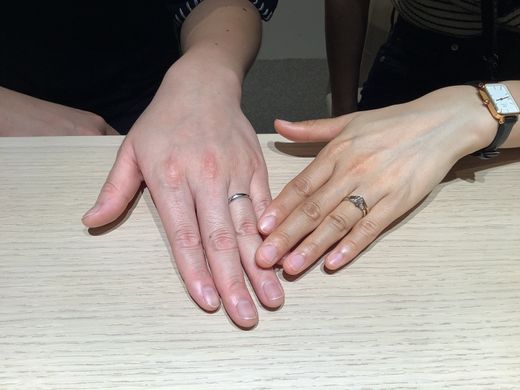 【宮崎店】自分たちの好みに合う指輪