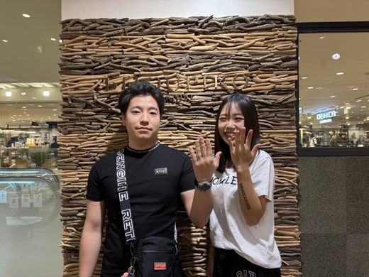 【なんばパークス店】素晴らしいリングに出会えました！