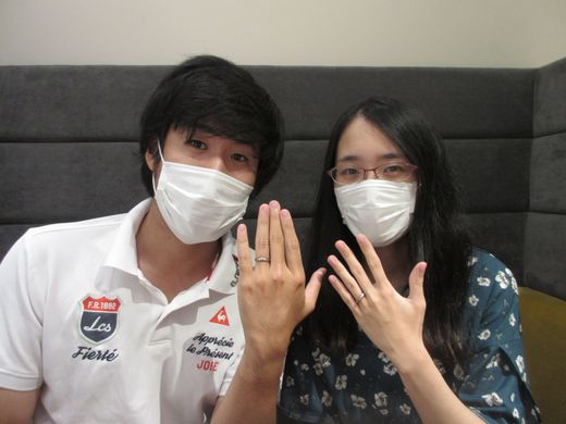 とても良いリングが選べました☆