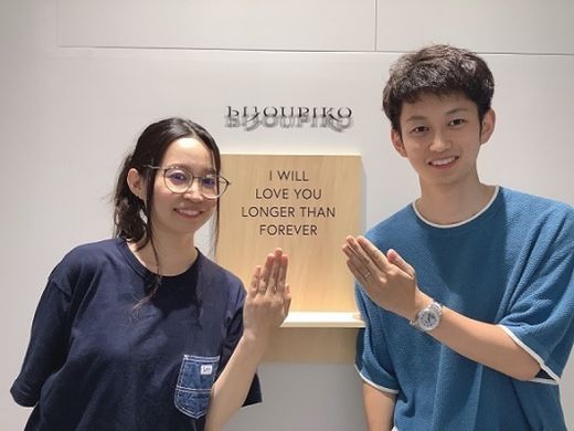 【宮崎店】楽しくリングを選ぶ事ができました!!