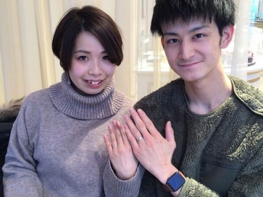 【大阪店】指輪を選ぶ場を盛り上げてくれました。