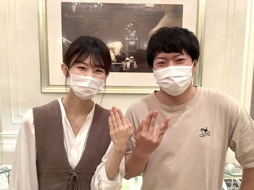 【金沢店】楽しく指輪選びができました！