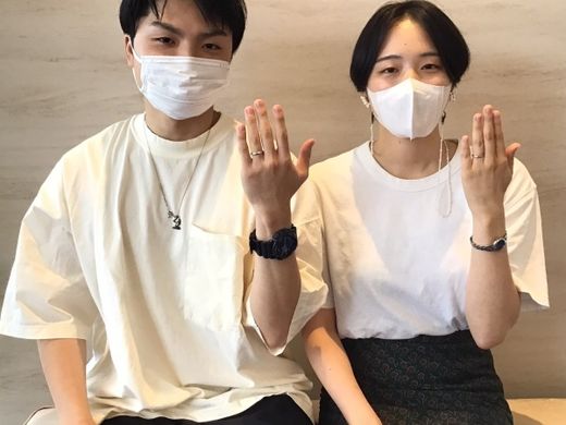 【長野店】楽しい指輪選びでした。