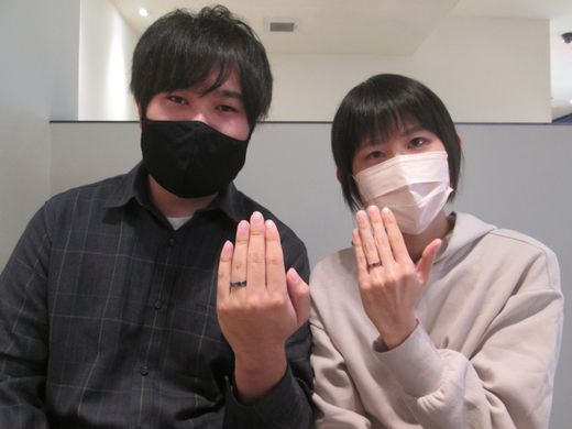 【熊本店】リングを選ぶときから受け取るまで幸せな時間でした♪