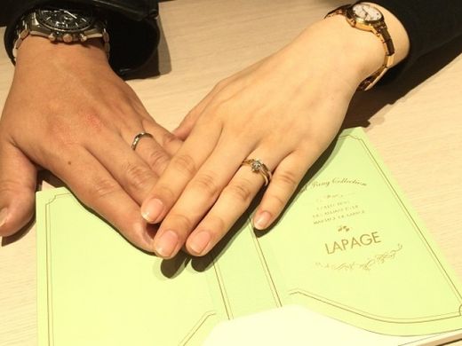 【宮崎店】楽しくリングを選ぶ事が出来ました!