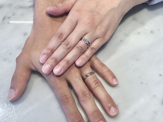 【松本店】いろいろなアドバイスをして頂いて素敵な指輪を選ぶことができました。