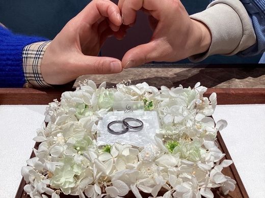 【長野店】とても素敵な指輪に仕上げていただきました！