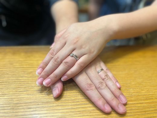 【なんばパークス店】理想のリングを見つけることができました。