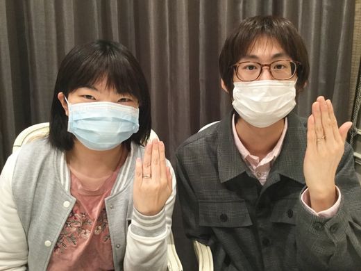 【金沢店】素敵なリングを選ぶことができました。