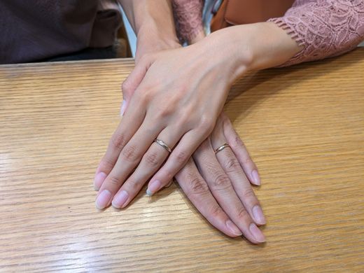 【なんばパークス店】何も決めずに指輪を探しに来ましたが、お気に入りを見つけることが出来ました