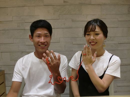 【長崎店】ぴったりのﾘﾝｸﾞが見つかりました♪