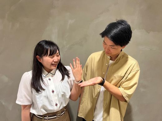 【なんばパークス店】リングがとても綺麗でした！！