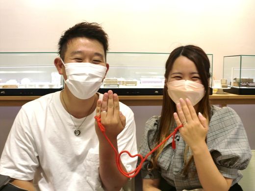 【長崎店】とても素敵な指輪を購入できて大満足です！