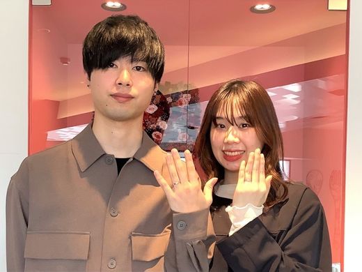 【福井店】何店舗も周って、やっと気に入る指輪が見つかるお店に出会いました。