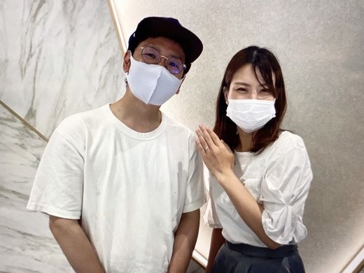 【姫路店】楽しく指輪選びが出来ました