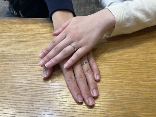 【なんばパークス店】とても嬉しい気持ちで指輪を選ぶ事ができました☺