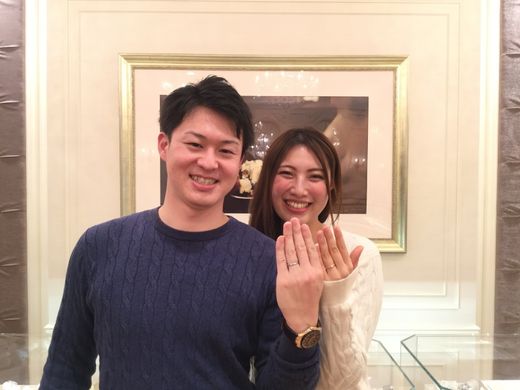 【金沢店】素敵な指輪に出会えました♡