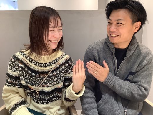 【宮崎店】素敵なリングに出会えました。