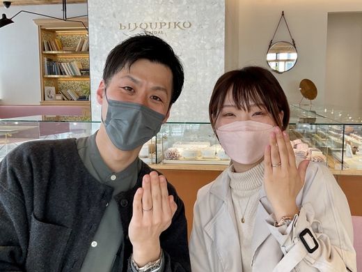 【松本店】楽しく指輪選びが出来ました。